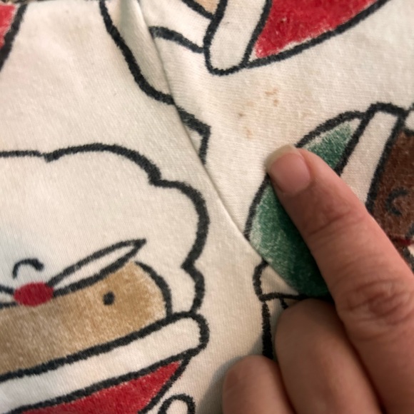 6-9m Baby Christmas Footie Pajamas Burt’s Bees Carter’s Santa Zip Zipper Pjs 9m - Picture 4 of 6